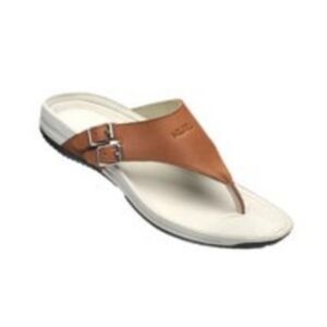 New KURU Suomi Carmel Leather Orthopedic Arch Supportive Sandals With Buckles